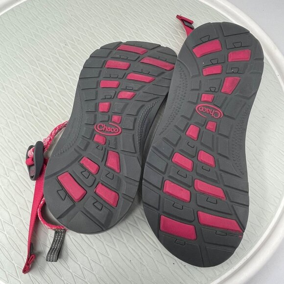 Chaco ZX1 Sandals Ecotread Sport Open Toe Outdoor Hiking Outdoor Pink Size 5 - Picture 6 of 12